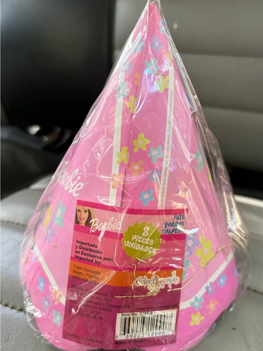 Barbie Pink Cone Party Hats - Regina Design 3 pks for $15
